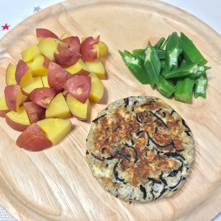 ひじきのおから豆腐ハンバーグ